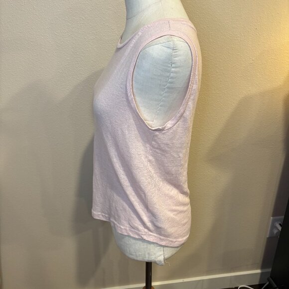 GAP Women's Sleeveless Top Light Pink Shimmer XS Excellent Condition - Picture 4 of 8